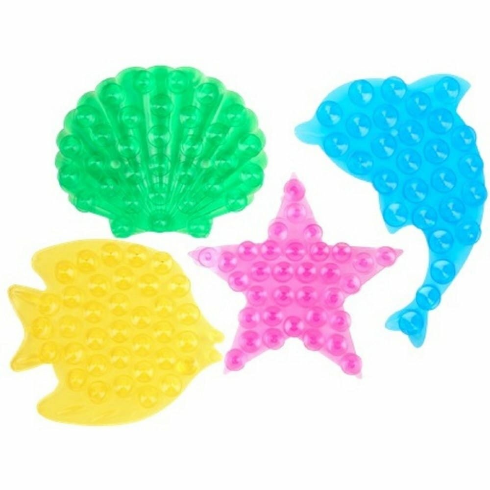 фото Доктор баня Набор полочек липучек для ванной 4 ШТ 906725