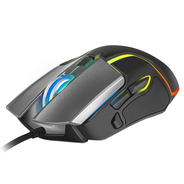 Игровая мышь SVEN RX-G960 (7+1кл. 500-6400 DPI, ПО, грузики, подсветка, сменные панели, игров. упак) (SV-018924)