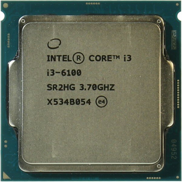  CPU Intel Core i3-6100 Skylake OEM (3.70, 3, Socket 1151)