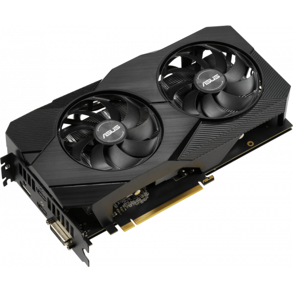 Видеокарта Asus DUAL-RTX2060-O6G-EVO nVidia GeForce RTX 2060 6144Mb 192bit GDDR6 1365/14000 DVIx1/HDMIx2/DPx1/HDCP PCI-E Ret