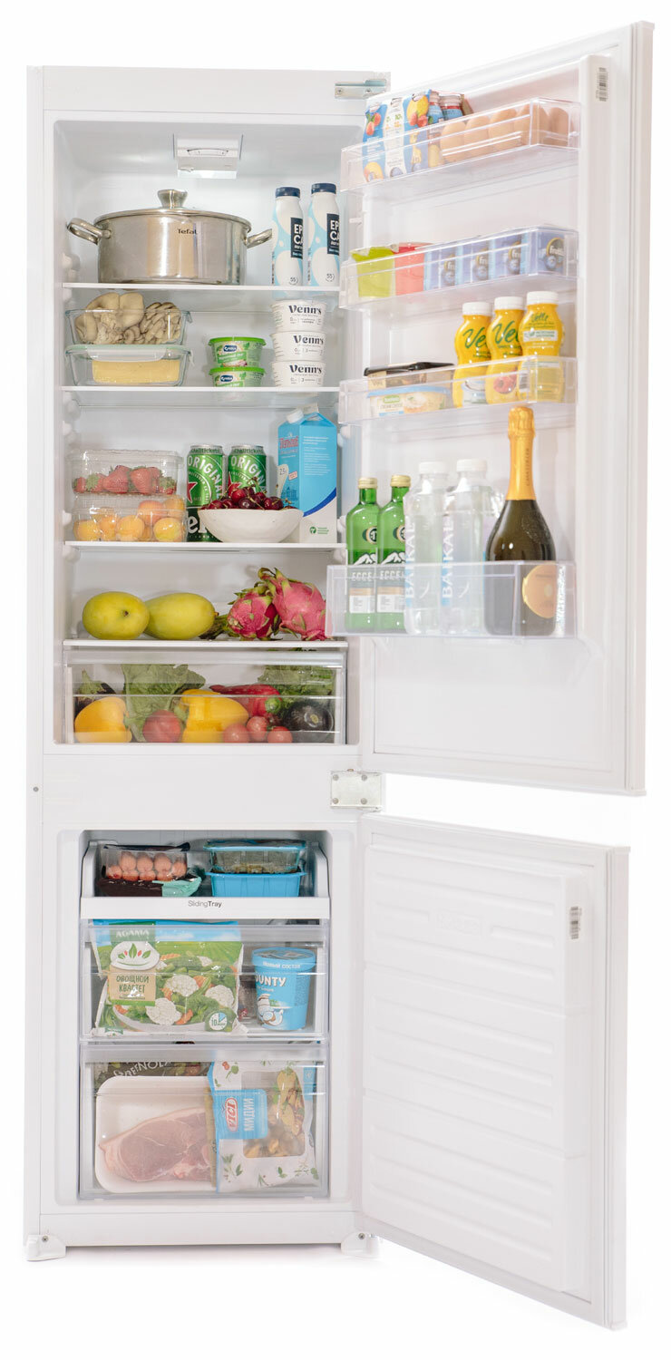 фото Встраиваемый двухкамерный холодильник Scandilux RFBI120