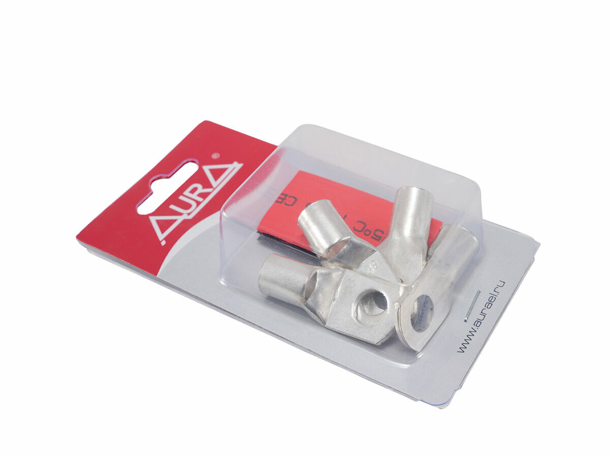 фото Силовые клеммы кольцевые AurA ACN-R518/4, 10мм, вход 0AWG/50мм2, (4 шт).