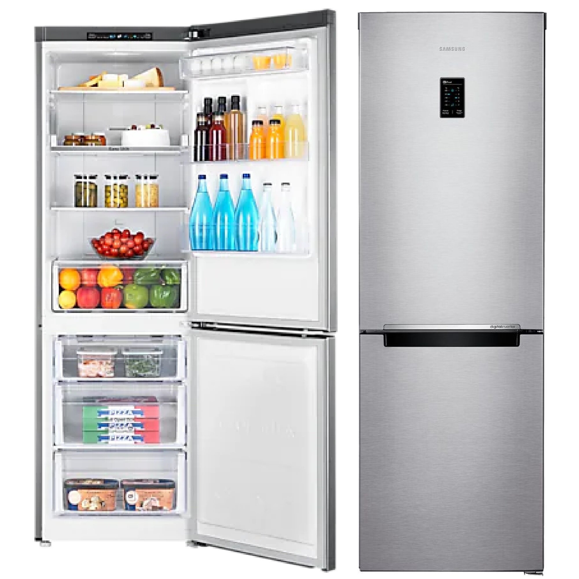 Холодильники с морозильной камерой Samsung RB30A32N0SA