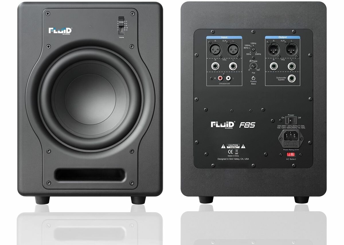 Компактный сабвуфер Fluid Audio F8S