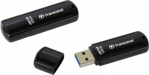 Флешка Transcend 128Gb Jetflash 700 TS128GJF700 USB3.0 черный TS128GJF700