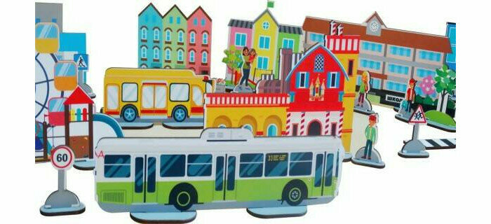 Конструктор Городская жизнь 84 шт.