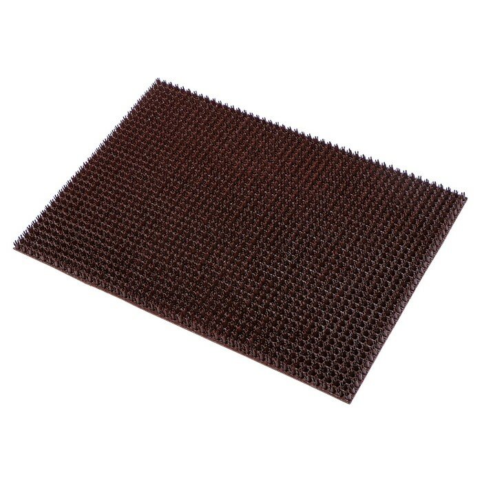Покрытие ковровое щетинистое "Травка", 45х60 см, цвет тёмный шоколад - фотография № 2