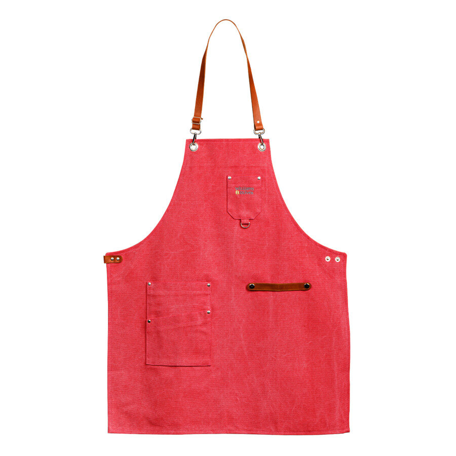 фото Фартук Williams Oliver Brass розовый, размер 40-50, хлопок 100%