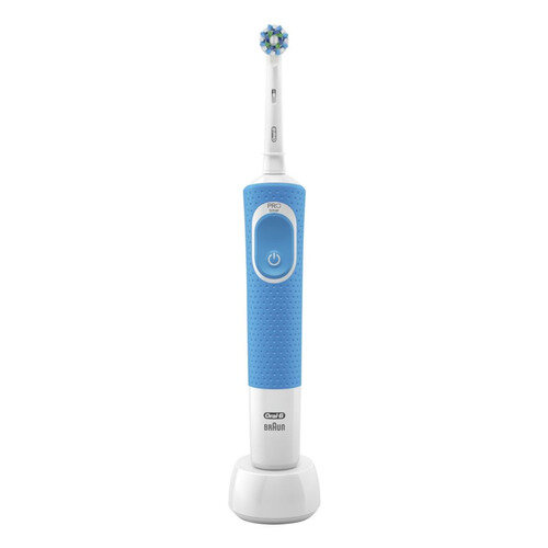 Электрическая зубная щетка Oral-B Vitality CrossAction 100 цвет:белый и синий [80326310]