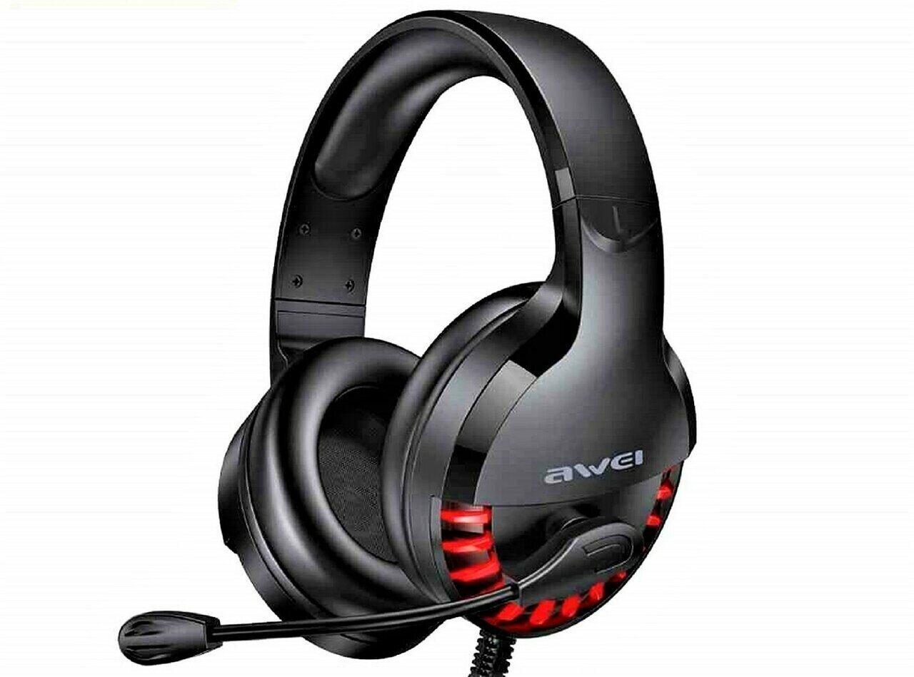 Игровые наушники AWEI ES-770i c микрофоном