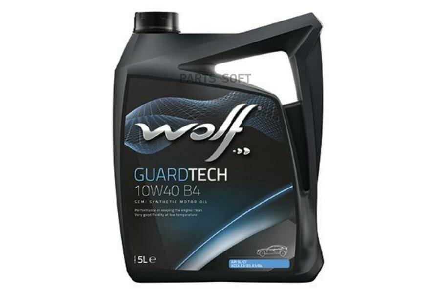 WOLF OIL 8304019 Масло моторное GUARDTECH 10W40 B4 5L