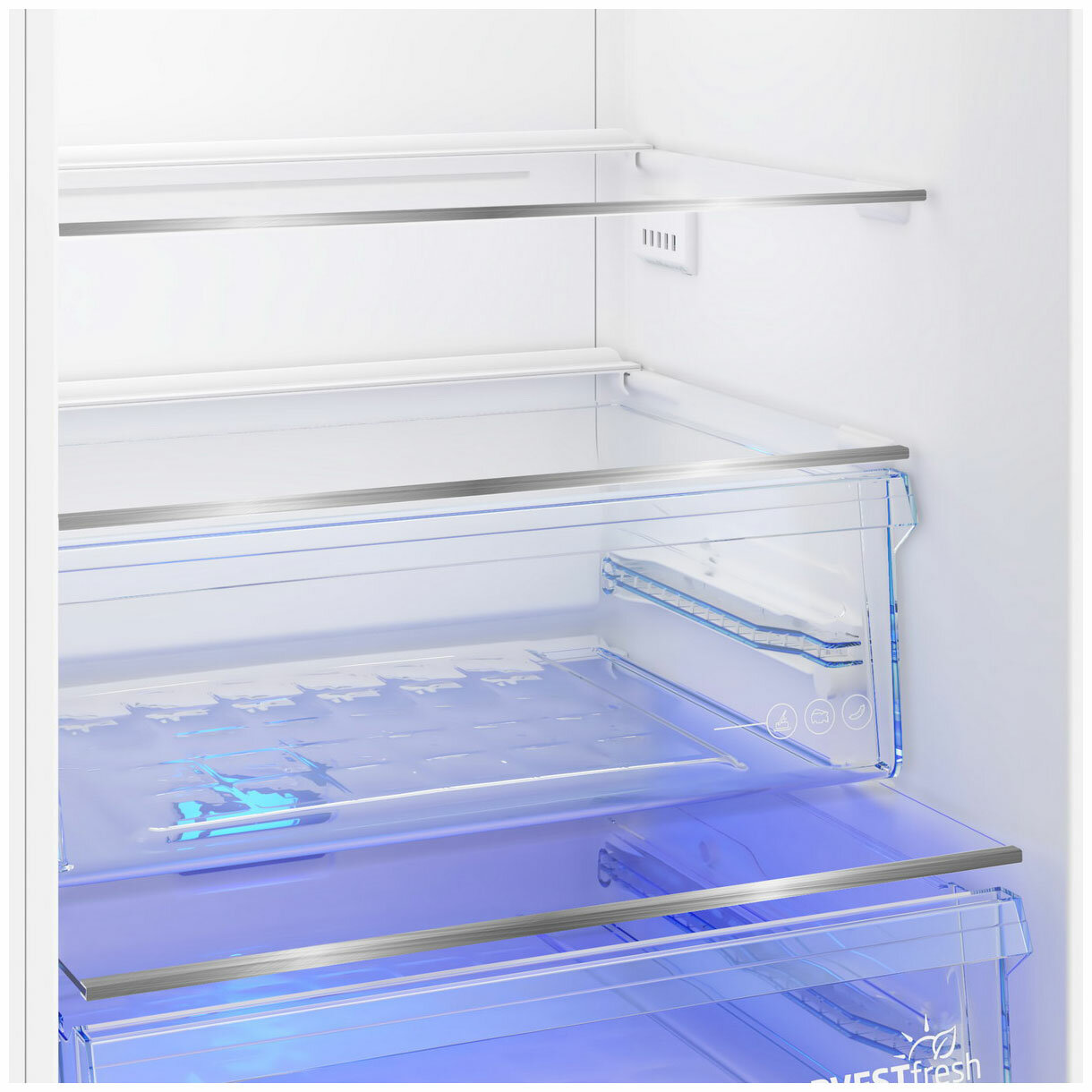 Холодильник BEKO , двухкамерный, серебристый - фото №8