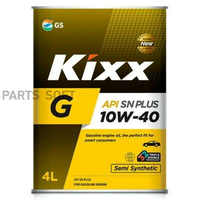 KIXX L210944TR1 Масло моторное Kixx G SN Plus 10w40 /4л. п/синт.