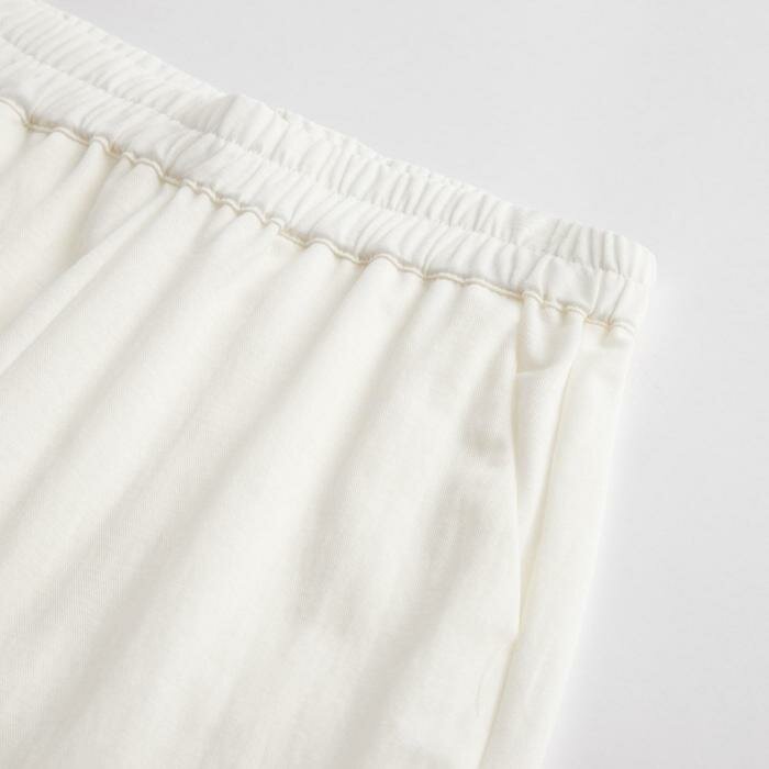 MINAKU Пижама женская (сорочка, брюки) MINAKU: Home collection цвет белый, р-р 48 - фотография № 10
