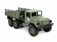 Радиоуправляемая машина WPL военный грузовик (зеленый) 6WD 2.4G 1:16 RTR - B-16-GREEN