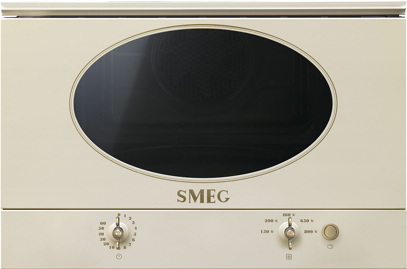 Smeg Встраиваемая микроволновая печь SMEG/ Coloniale, печь, кремовый
