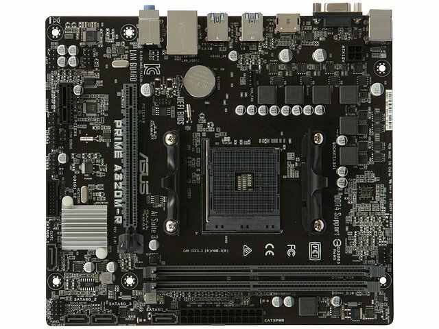 Материнская плата ASUS Материнская плата SocketAM4 ASUS PRIME A320M-R-SI (AMD A320, 2xDDR4, SATA III, RAID, PCI-E, D-Sub, HDMI, 1Гбит LAN, USB3.1, mATX) (oem)