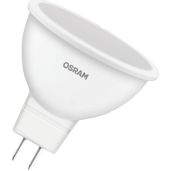 Лампа светодиодная OSRAM LED Value LVMR1675 10SW/830, GU5.3, MR16, 10 Вт, 3000 К