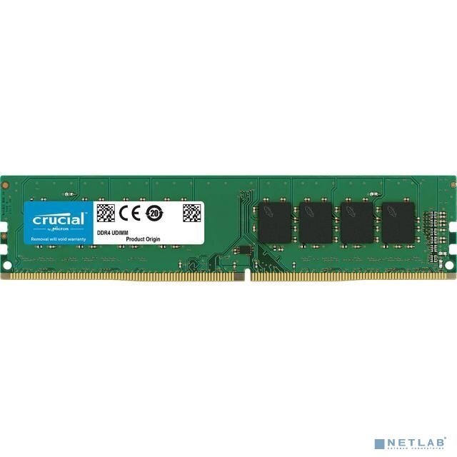 CRUCIAL Модуль памяти Crucial DDR4 DIMM 8GB CT8G4DFS832A PC4-25600, 3200MHz комбинированная расцветка