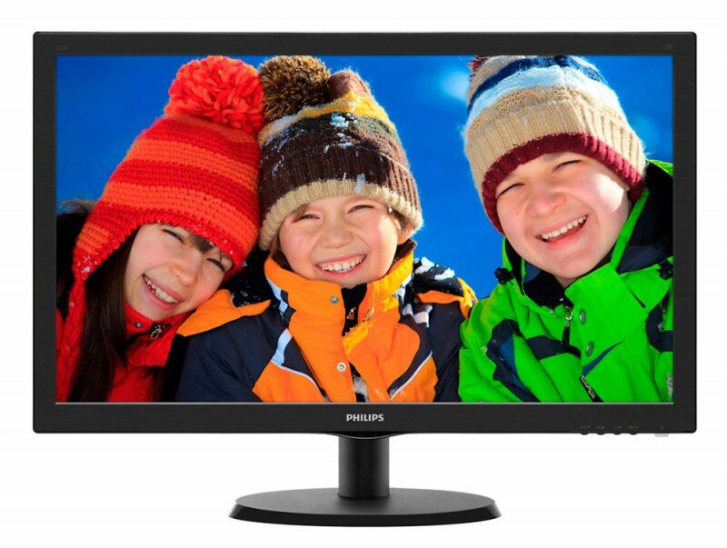 Монитор Philips 21.5" 223V5LSB2 (10/62) черный TN+film LED 5ms 16:9 матовая 10000000:1 200cd 1920x10