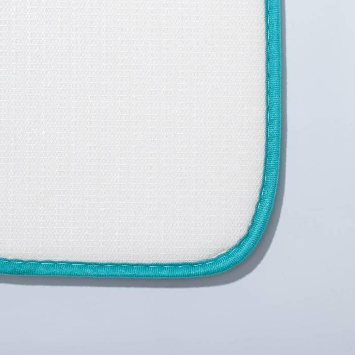 Доляна Набор ковриков для ванной и туалета Доляна «Поле», 2 шт: 39×50, 50×80 см, цвет зелёный - фотография № 4