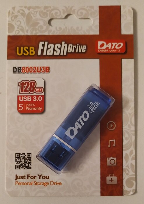Флешка 128GB Dato 3.0 DB8002U3, синий (db8002u3b-128g)