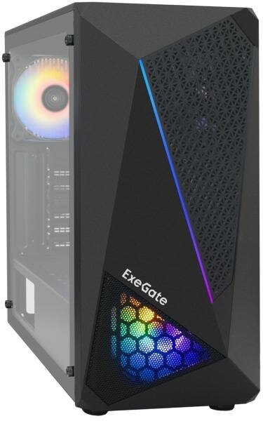 Корпус ATX Exegate EVO-8225 Без БП чёрный