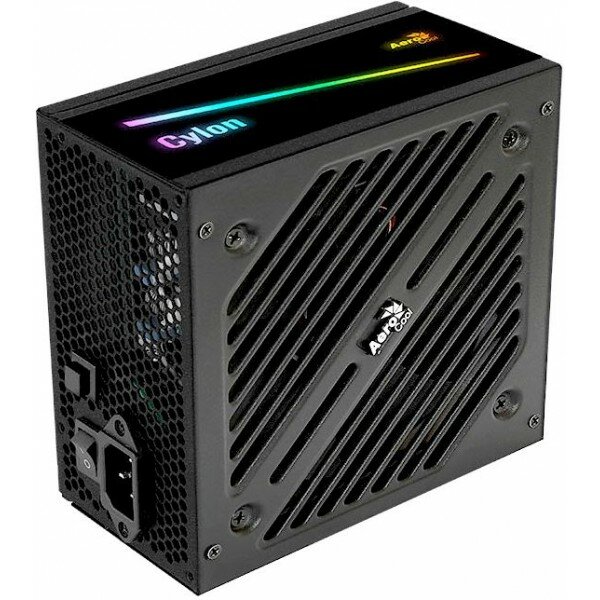 Блок питания Aerocool ATX 500W CYLON 500 80+ (24+4+4pin) APFC 120 mm fan color 5xSATA RTL