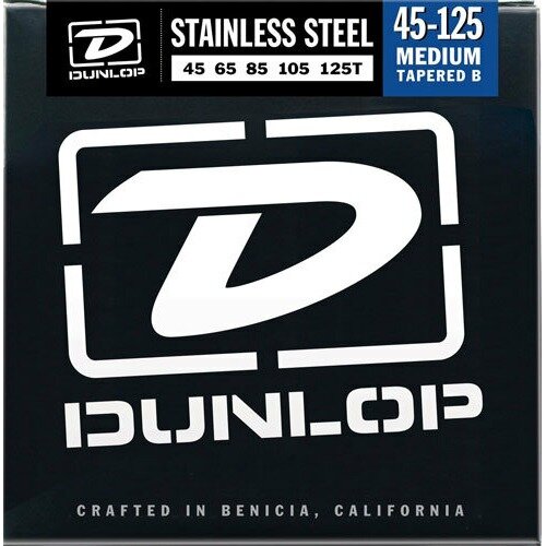 Струны для 5-ти струнной бас-гитары DUNLOP DBS Stainless Steel Bass 45-125T 5 Strings