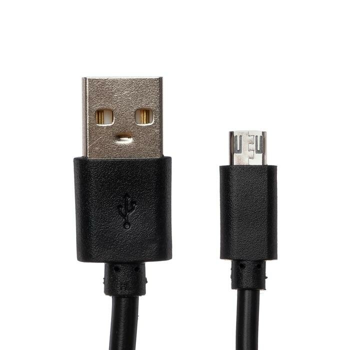 Data-кабели Red Line Кабель Red Line, Micro USB - USB, 1 А, 1 м, чёрный