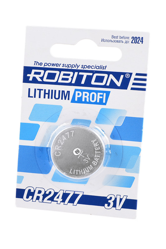 Батарейка ROBITON PROFI R-CR2477-BL1 CR2477 BL1