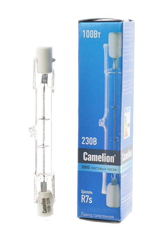 Camelion галогенные линейные 2-х цокольные лампы для прожекторов Camelion J78 220V 100W