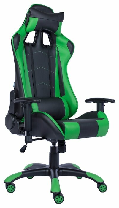 Кресло игровое Everprof Lotus S9 экокожа green/black