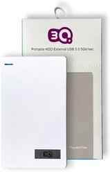 Внешний HDD 3Q Iris Portable HDD External 500 ГБ Белый