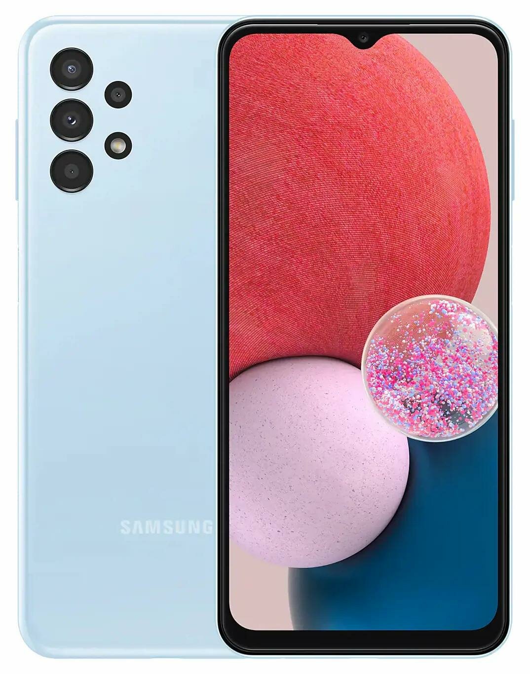 Смартфон Samsung Galaxy A13 SM-A135FLBGMEB 64Gb/4Gb, голубой