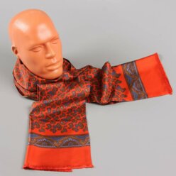 Яркий мужской шарф (Кашне) с узором Пэйсли Clubseta 68684