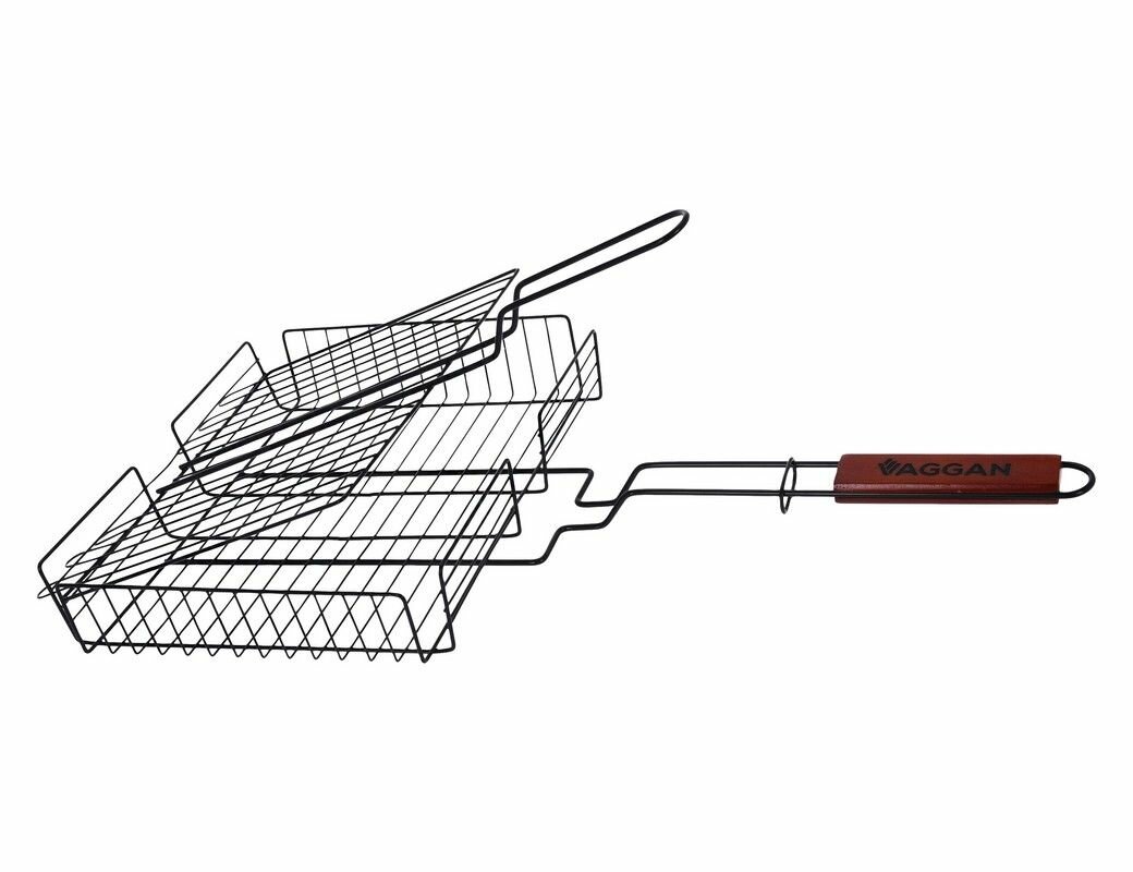 Решётка для барбекю джонси, металл, дерево, 58х26х31 см, Koopman International C80900630 - фотография № 1