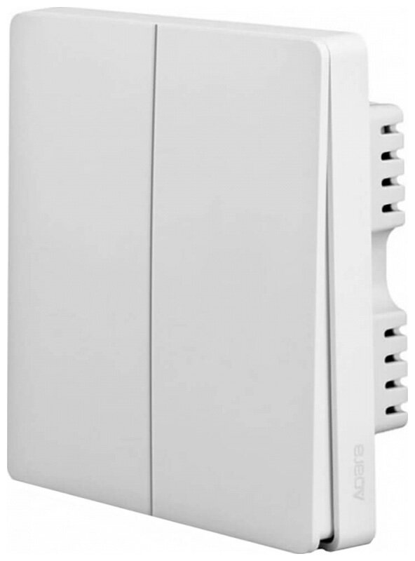 Умный выключатель Aqara wall switch (2 кнопки) (QBKG03LM)