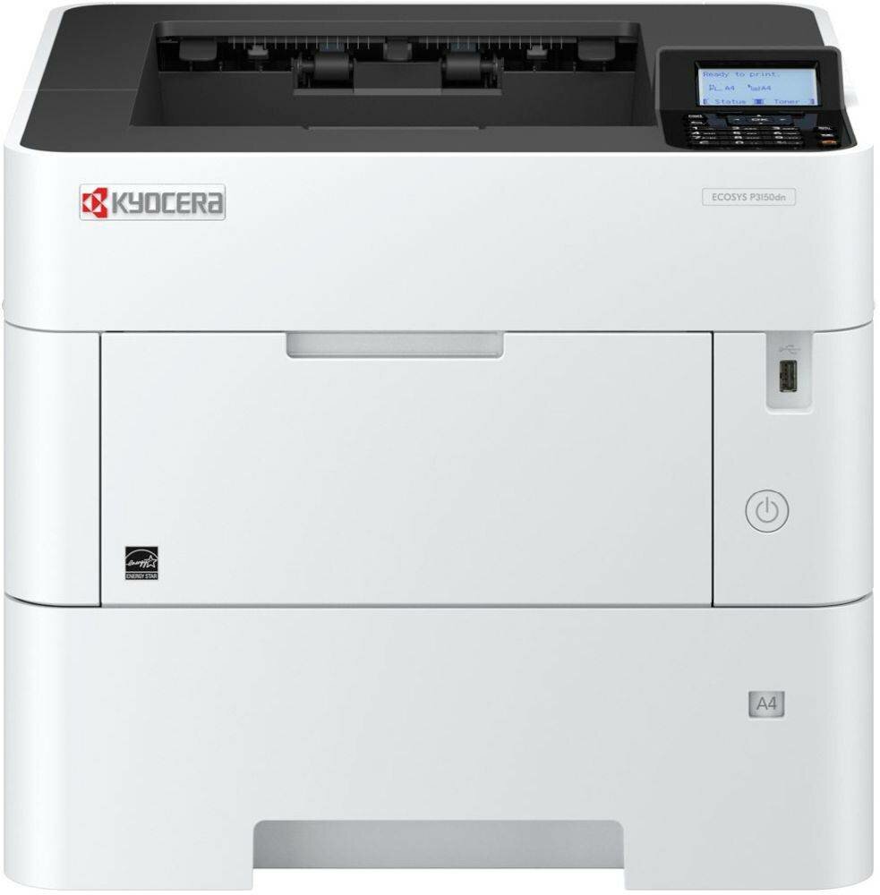 Принтер Kyocera P3150dn белый/черный