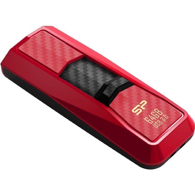 USB флешка Silicon Power Blaze B50 64Gb red USB 3.0 (90/28 Mb/s)