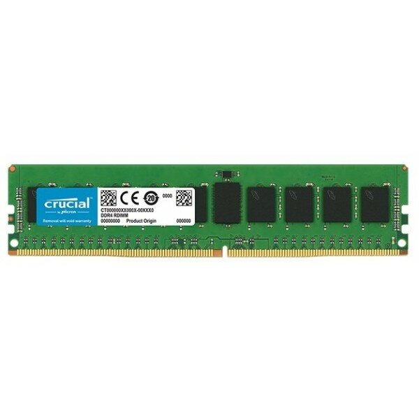Модуль памяти Crucial DIMM DDR4 8GB 2666 MT/s (PC4-21300) CL19 Dual Rank x8 ECC Registered 288pin