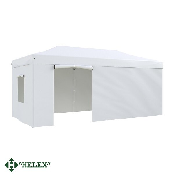 Helex Тент-шатер быстросборный Helex 4360 3x6х3м полиэстер белый