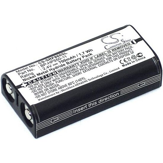 Аккумуляторная батарея CAMERON SINO CameronSino CS-SRF860SL для Sony BP-HP550-11 2.4V 700mAh 1.68Wh