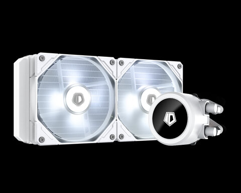    ID-COOLING FROSTFLOW X 240 LITE SNOW LGA20XX/1700/1200/115X/AM5/AM4 (6/,TDP 250W, -,     White LED ., PWM, DUAL FAN 120mm) RET