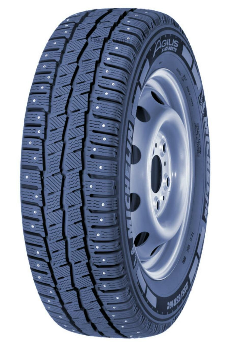 michelin 225/75 r16c agilis x-ice north 121/120r шипы