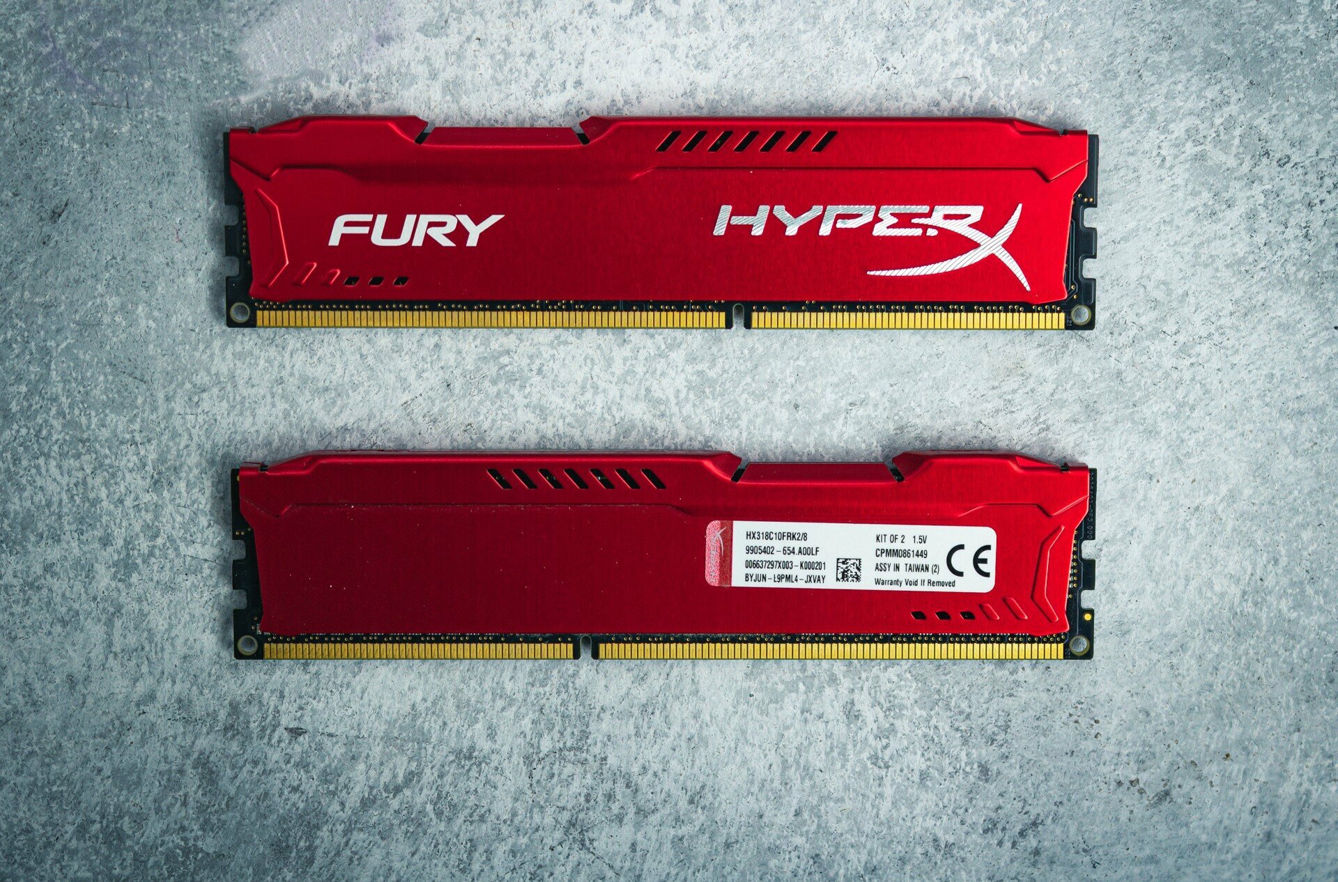 Оперативная память HyperX Fury 8 ГБ (4 ГБ x 2 шт.) DDR3 1866 МГц DIMM CL10 HX318C10FRK2/8