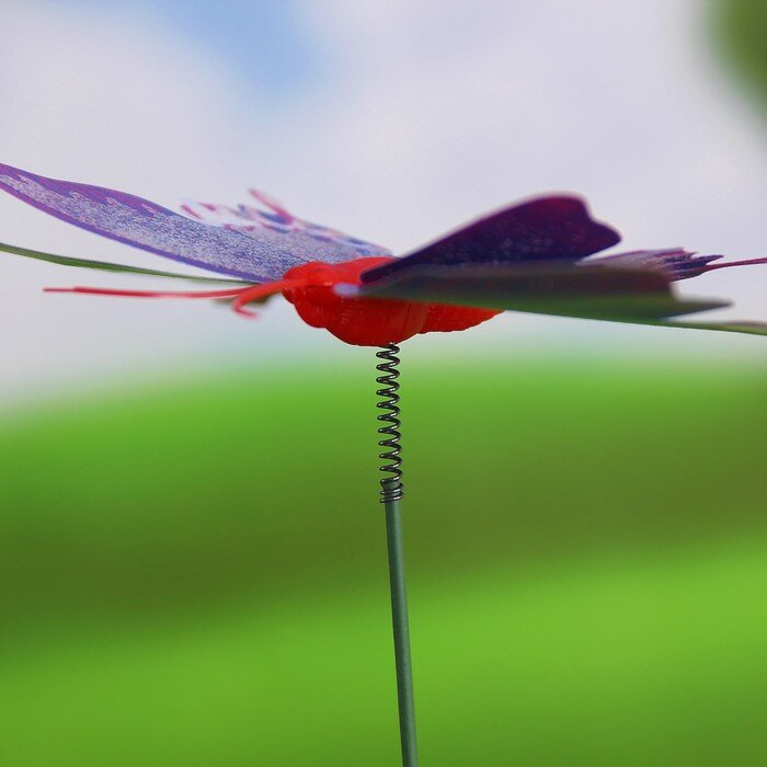 Штекер садовый "Бабочка" 14,5х10,5см, 25см - фотография № 5