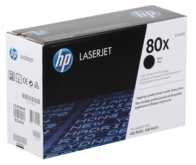 Картридж HP CF280X CF280X CF280X CF280X CF280X 6900стр Черный