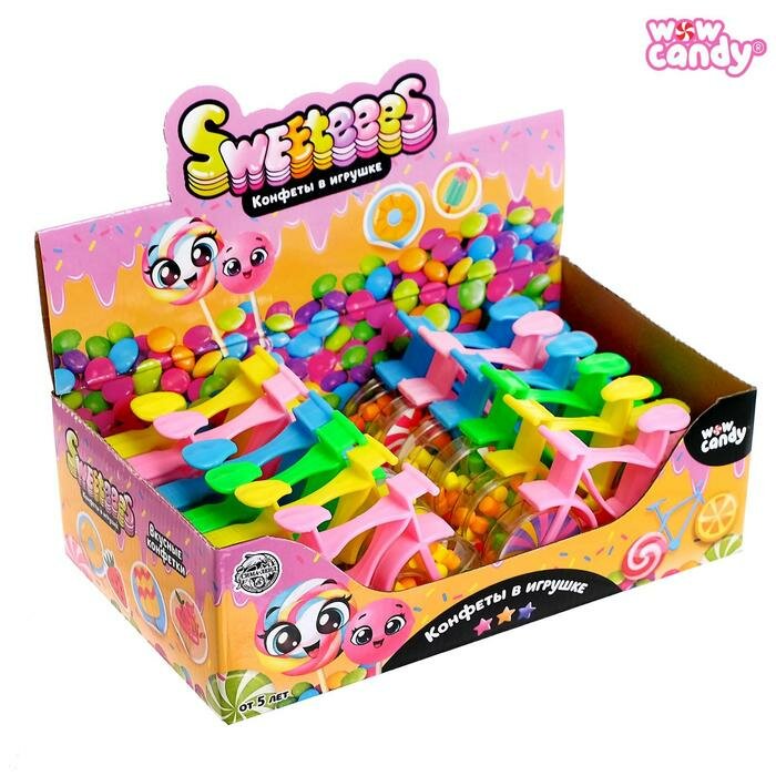 WOW Candy Набор Sweeteees "Велосипед" с конфетами, микс - фотография № 1