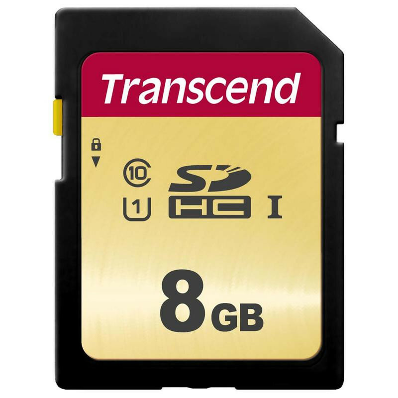 Карта памяти Transcend SDHC 8 Gb Class 10 (U3) (TS8GSDC500S) 887537